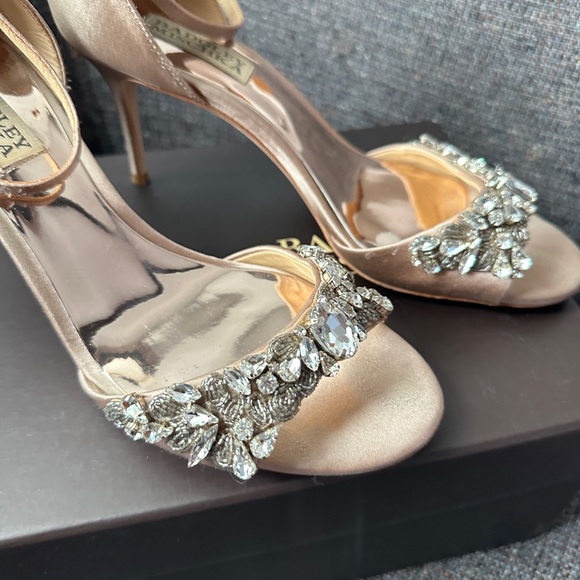 Badgley Mischka Crystal Shoes - Picture 2 of 10